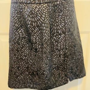 Loft Metallic Mini Skirt